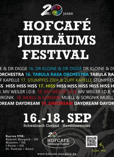 20 Jahre Hofcafé Jubiläums Festival